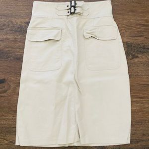 Light Khaki Worthington Pencil Skirt